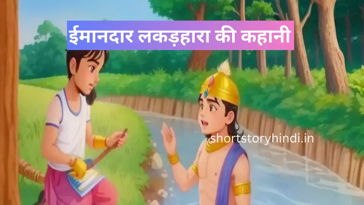 ईमानदार लकड़हारा की कहानी